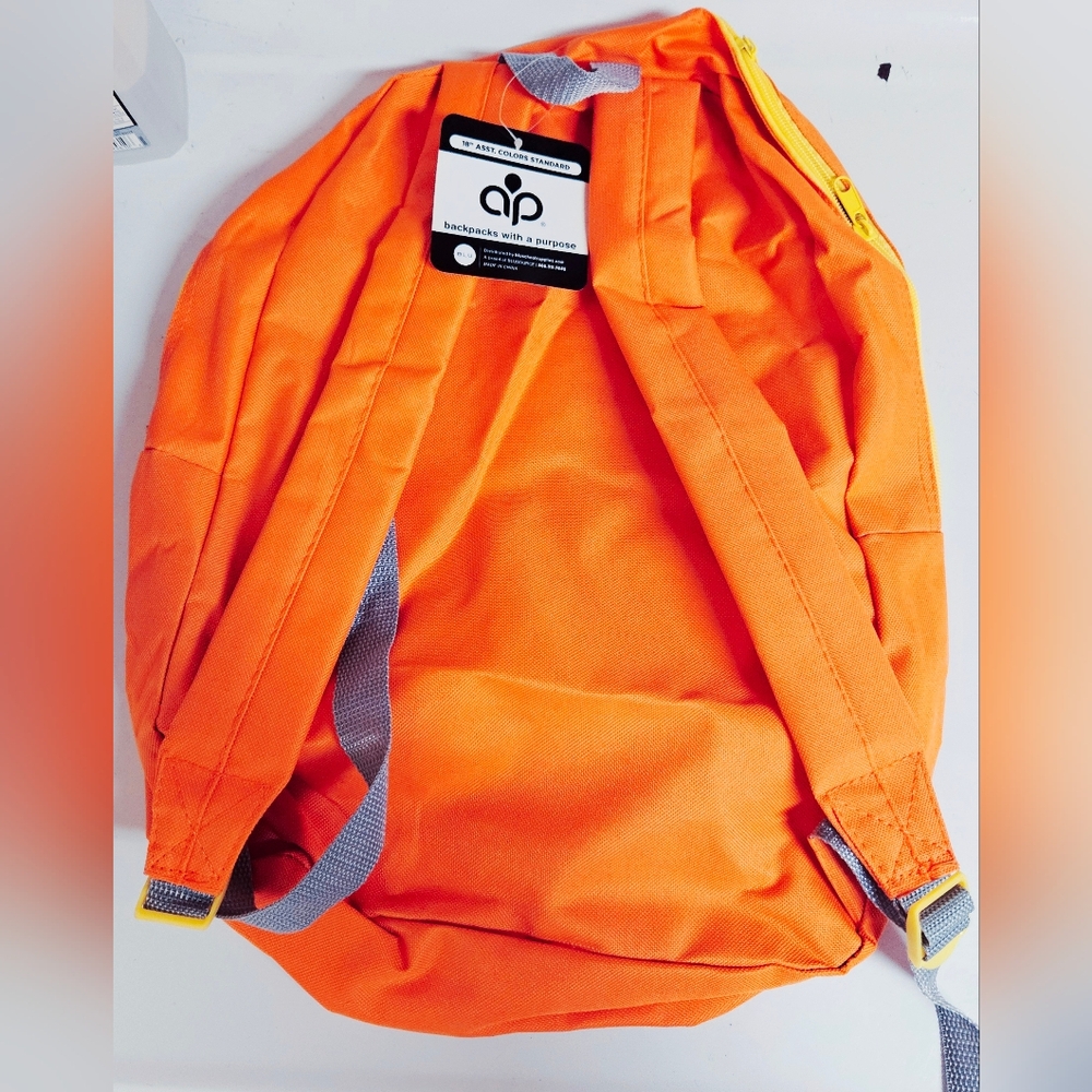 Orange Backpack - Picture 2 of 2